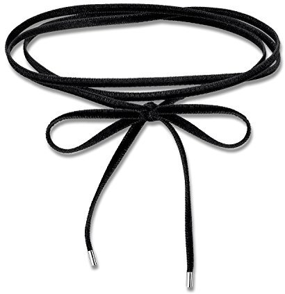 Thomas Sabo Damen Choker Samt Schwarz 925er Sterlingsilber KE1729-331-11