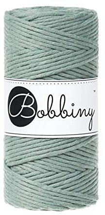 Bobbiny Macrame Cords 3 mm - 100 m - 100% Baumwolle (Laurel)