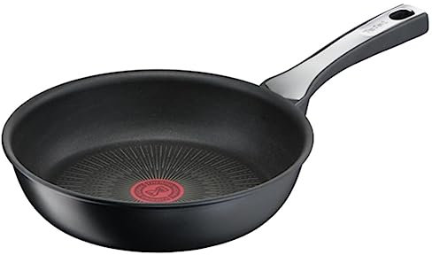 Tefal Unlimited On Bratpfanne 20 cm, Aluminiumpfanne Induktion mit Antihaftbeschichtung, Thermo-Signal bei idealer Brattemperatur, für alle Herdarten geeignet, Made in France, G25902
