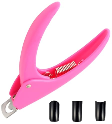 Nimisyra Coupe-ongles en Acier Inoxydable Aiguisé pour Faux Ongles Artificiels