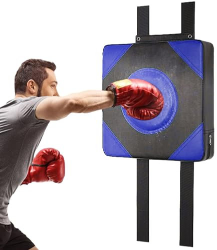 Wandmontiertes Schlagpolster PU Leder Schlagpolster Wand Schlagkissen Schlagpolster Pad Wandmontage Schlagpolster Schlagkissen Tragbarer Boxsack Handpratzen Pratzen Boxen Für Kickboxen Thaiboxen