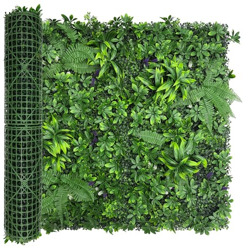 DOPGIB Artificial Green Boxwood Grass Wall Roll: 40x120(33.5 SQFT) UV Protected Ivy Privacy Hedge Fence Screen for Chain Link Fences Panel Indoor,Outdoor Patio Balcony & Garden