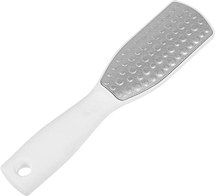 Outanaya Professional Foot Rasp Callus Remover with Stainless Steel Double Sided Abrasive for Dead Skin Removal Ergonomic Pedicure Tool for Soft Smooth Heels Compact and Portable Design
