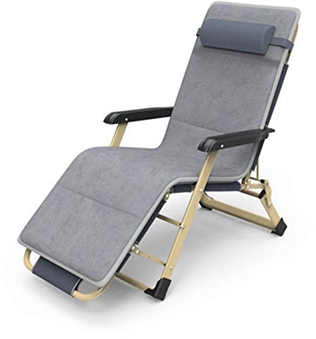 Chaise longue inclinable multi-positions – Chaise longue rembourrée pliable pour jardin, piscine, terrasse et camping – Confortable et chaise longue pour une relaxation ultime