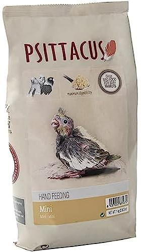Psittacus Mini Hand-Feeding 1 kg | Papilla para Ninfas, Aratingas y cacatúa Galah | Alimento Premium para Aves | 100% no-GMO