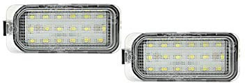 AUTO-STYLE Satz LED Nummerschildbeleuchtung kompatibel mit Ford/Jaguar diverse Modelle