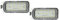 AutoStyle v-030706 Fuochi di targa LED su mesure-/ vari