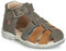 GBB PRIGENT Sandales et Nu-Pieds Garcons VTU Gris-Fauve DPF/FILOU - 19 - Sandales et Nu-Pieds