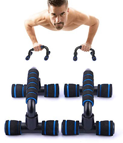 AICHUANGBAO Lot de 2 Poignées de Pompe,Poignet Pompe,Push-Up Bars pour Musculation, Poignet Musculation,Poignée de Mousse,pour l'entraînement Musculaire et la Musculation