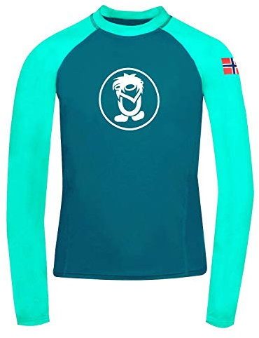 Trollkids Kids Kvalvika Shirt 164, Dark Mint