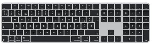 Apple Magic Keyboard con Touch ID y Teclado numérico para Modelos de Mac con Chip de Apple - Español - Teclas Negras 