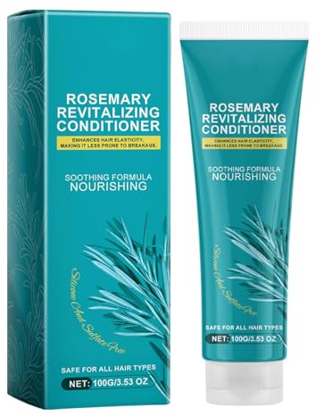 Organic Rosemary Revitalising Conditioner, Natural Cosmetics Hair Care Conditioner with Jojoba Oil, More Volume and a Healthy Scalp, Hair Conditioner without Silicone and Sulphates (1 Piece)