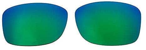 Wetnenss Lentes de repuesto para Oakley Jupiter Squared/Jupiter Carbon/1,5 mm polarizados/fáciles de instalar (verde)