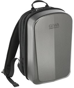 GEWA Space Bag Titanium - Estuche/mochila para clarinete - Tapa exterior de policarbonato - Parte trasera ergonómica - Compartimentos para accesorios
