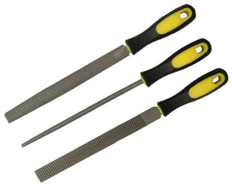 NOLOWY Juego de 3 limas para carpintería de dientes gruesos, gran regalo para papá, marido, familia, limas de madera, juego de escofinas antioxidantes