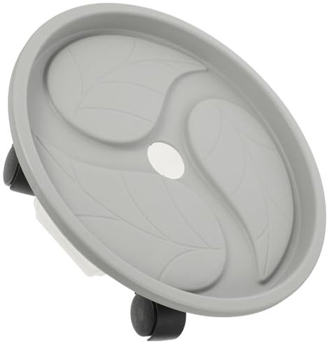 Milisten roulettes pour Déplacer Pots De Fleurs Plateau De Rangement pour Plantes Support De Jardinière avec Réservoir Eau pour Protéger Sols Et Meubles