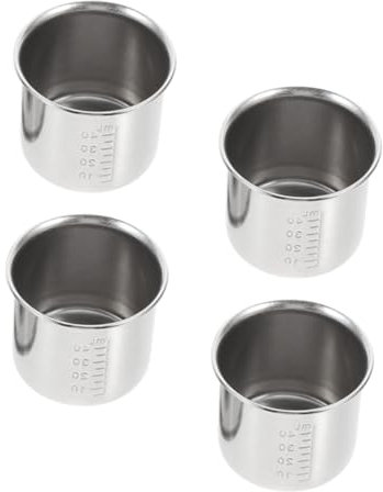 Garneck Vasos Medidores Graduados Vaso Medidor Báscula Metálica Para Medicación y