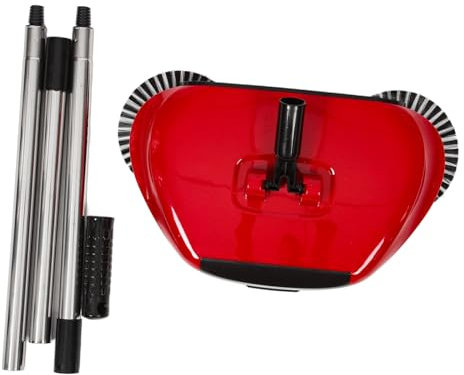 ERINGOGO Hand Push Sweeper Broom Dustpan Floor Cleaning Tool for Dust Debris Random Color