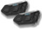 WAYXIN R6S Motorrad Headset Bis zu 6 Motorräder anschließbarr 1200M Wireless Kommunikationssystem für 2 Personen mit Sprachassistent Wasserdicht Freisprecheinrichtung Musikanrufsteuerung(2pc)