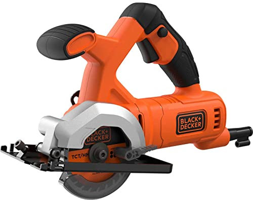 Black & Decker Mini Circular Saw 85mm Wood Metal Plastic Cut 400w 240v BES510-GB
