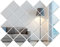 Heilmetz Glas Spiegelfliesen Selbstklebend 15x15 cm, 24 Stück Spiegel zum Kleben, HD DIY Klebespiegel für Wand Deko, Schrank, Badezimmer, Wohnzimmer, Schlafzimmer