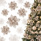 GWHOLE 21 Packs Poinsettia Decorations Champagne Christmas Tree Flowers Xmas Flower in Different Sizes for Christmas Tree Garland Wreaths Decor