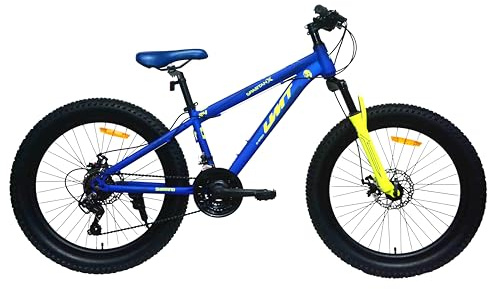DEPORBIKES®️ Bicicleta 24 Pulgadas niño 8-12 años | Bicicleta de montaña + Ruedas Fat 3.0 + 21 Velocidades Shimano + Suspensión Delantera | Ideal para Aventuras al Aire Libre