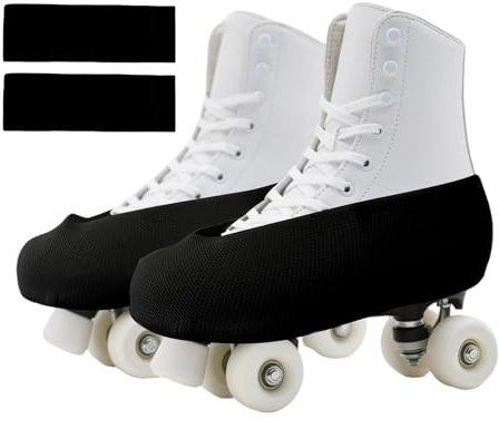 Protège-Lames pour Patins à Glace Protecteur Souple Et Élastique | Housses Douces pour Patins à Roulettes pour Femmes Hommes Garçons Filles Adolescents Adultes Entraînement Sport Hockey sur