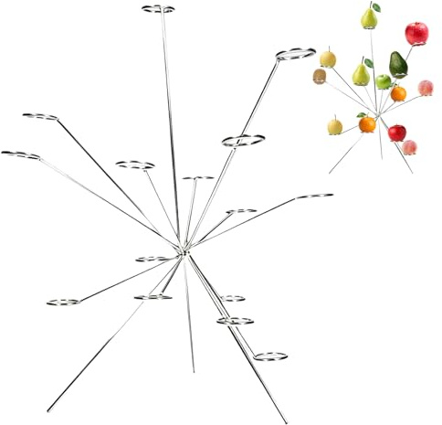Aurelx Exploded Fruit Bowl, Legierung Obstschale, 360° Belüftetes Fruit Bowl, 30×18 Cm Obstschale Modern, Dekoschale & Fruit Basket für Küche & Wohnzimmer