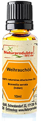 Weihrauchröl (10 ml) 100% naturreines ätherisches Weihrauch Öl