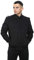 True Face Mens Jacket Zip Up Summer Lightweight Casual Ribbed Cuff Full Zipper Long Sleeve Outerwear