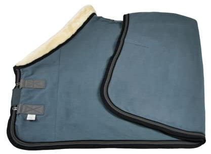 WAGNER Fleece svettfilt med pälskrage (vintage-svart, 115)