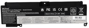 WLTree 01AV406 Batteria per PC Lenovo ThinkPad T460S T470S Series 01AV405 01AV407 01AV408 01AV462 00HW025 00HW024 00HW038 L16M3P73 SB10J79002 SB10J79003 SB10J79004 SB10K97605 SB10F46462 SB10F46476