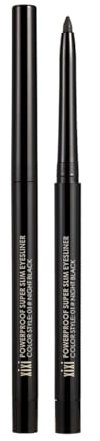 Eye-Liner noir imperméable, pigment intense, idéal pour un maquillage précis et durable