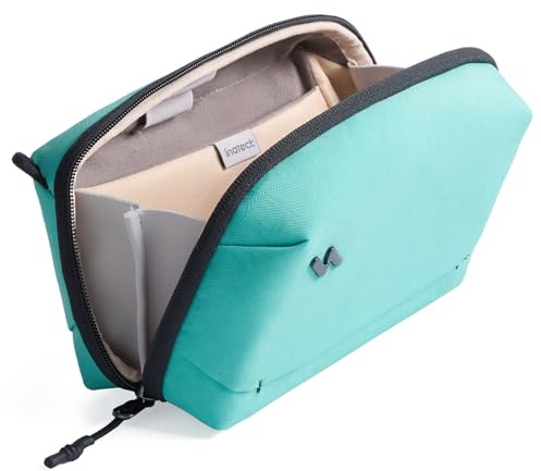 Inateck Organizer Elettronico Portatile, Borsa da Viaggio Resistente agli Spruzzi per Cavi, Power Bank, Hub, Cuffie, Menta