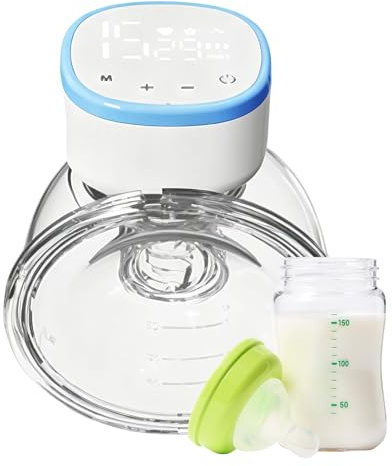 Yurosuis Tire-Lait,Tire-Lait Électrique pour Allaitement du Bébé,Expression Mains Libres Transportable - pour Sac à Lait Remplacement de Tétine Bébé Maman Soins Hospitaliers