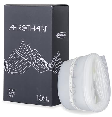 Schwalbe Aerothan Plus Tube 27.5 SV21FE High-End Fahrradschlauch – TPU 62/75-584, Ventil SV 40mm – leicht und robust, pannensicher – Made in Germany