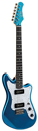 EKO GUITARS – Camaro VR 2 90, E-Gitarre, Korpus aus Pappel, Griffbrett aus WPC-Harz, 2 P-90-Tonabnehmer, 3-Wege Toggle-Schalter, Lautstärke- und Tonregler, Farbe