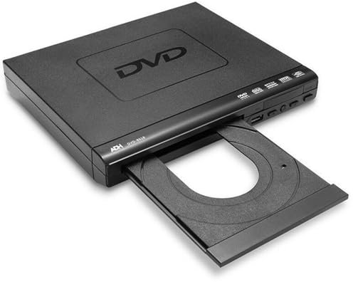 Kompakter DVD- Player für TV- mit HDMI/RCA- Anschluss, Multi- Region Code Zone Free 1-6, Port USB- Eingang& MIC- Ausgang, PAL/NTSC& Fernbedienung