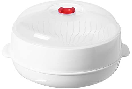 Frefgikty Cuiseur vapeur pratique dédié au four à micro-ondes, panier de cuisson à la vapeur