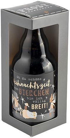 Jack´s Bierflasche Weihnachten ''Oh du schöne Weihnachtszeit...'' mit Geschenkverpackung 0,33 l/Wichteln/Nikolaus/Heilig Abend