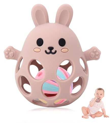 Teething Toys for Baby - New Infant Silicone Baby Teether Toy Sensory Toy from 0 Months Prevents Finger Sucking - Teethers for Babies - Teething Mitten for Babies -Gifts for Boys & Girls