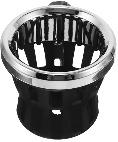 iplusmile Porte-Gobelet pour Moto en Maille Filet Argenté Support Compatible Bouteilles et Gobelets Installation sans Outil Adapté Guidon Scooter et Vélo Accessoire Rétro Pratique pour
