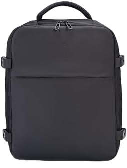CELIMS - Sac A Dos Voyage Cabine Avion 40x30x20 | Bagage à bagage a main 40x30x20 | 24L | Imperméable | Polyester Léger Pour Ryanair, Easyjet, Volotea | Sac À Dos Voyage | Noir