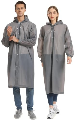 YLVXIG Rain Ponchos Reusable For Adults, Men Women Rain Coat,2Pcs | Lightweight,Portable Jacket,Outdoor Hiking, Cycling, Camping