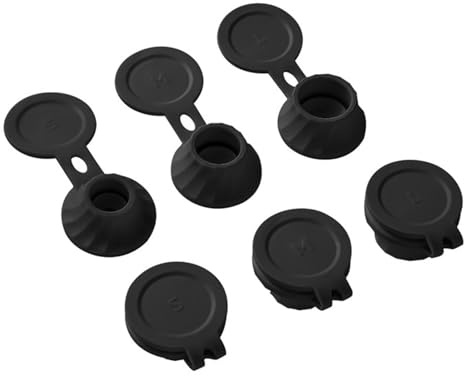 Omvända flaskpluggar - avloppssats 5,3 x 4,5 x 2,8 cm, adapter S M L | kontakter, 6 stycken, lotion, schampo, balsam, kroppsolja, babyolja, tvålfat