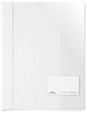 Durable Sichthefter für Din A4, Überbreite, weiß, 25er Packung, 269002
