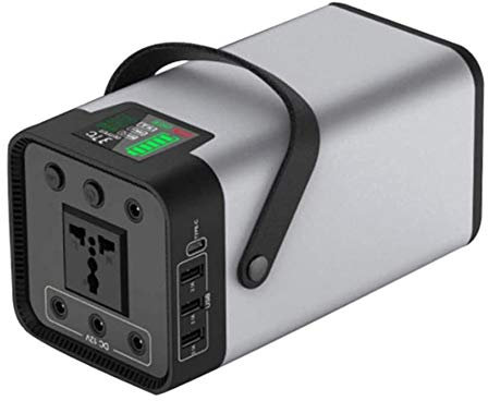 Central Eléctrica Portátil De 54000Mah, Banco De Energía del Generador 110V 220V AC/DC/USB/Generador Solar UPS Carga De Batería para Computadora Portátil Al Aire Libre Camping Pesca Emergencia