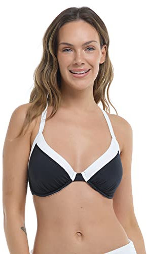 Skye Women's Hilary D, Dd, E, F Cup Underwire Bikini Top Swimsuit, Balance Colorblock, E