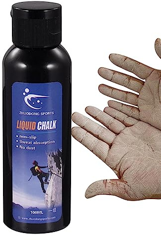Rianpesn Liquid Chalk Weightlifting,Liquid Chalk for Long Lasting Grip - Sweatproof, Quick-Drying, Professional Non-Slip Portable for Golfing, Dancing, Rock Climbing, Gymnastics